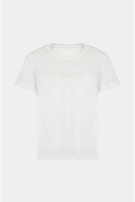 Camiseta Algodão Aramis Manga Curta Off White