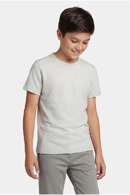 Camiseta Infantil Aramis Básica Algodão Marfim