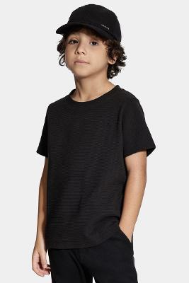 Camiseta Infantil Aramis Básica Algodão Preto