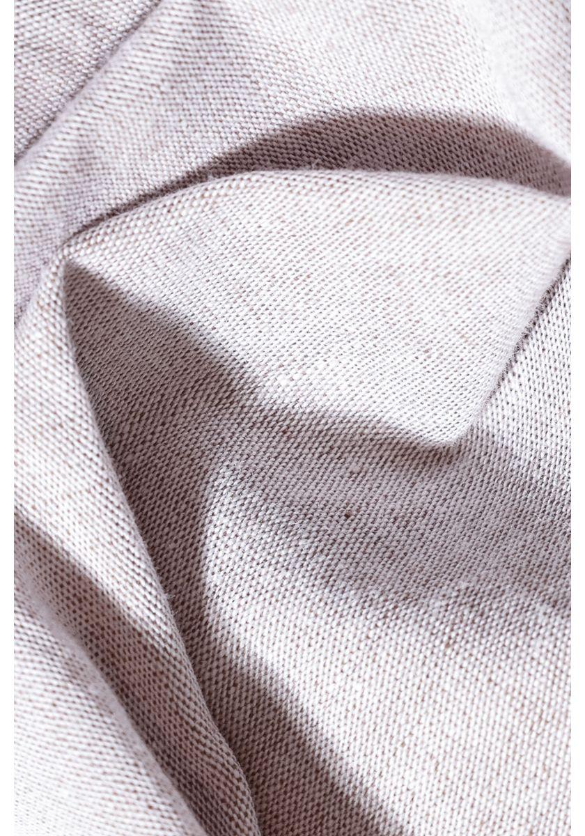 Camisa Regular Algodão Mescla Lotte Cáqui - 5