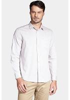 Camisa Regular Algodão Mescla Lotte Cáqui - 1