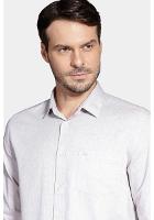 Camisa Regular Algodão Mescla Lotte Cáqui - 3