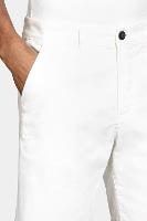 Bermuda Aramis Chino Clássica Canvas Off White