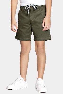 Bermuda Aramis Sarja Chino Maquinetada Verde Militar