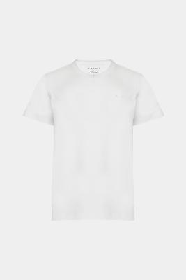 Camiseta Infantil Aramis Básica 100% Algodão Premium Branco