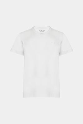 Camiseta Infantil Aramis Básica 100% Algodão Premium Branco