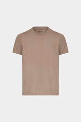 Camiseta Infantil Aramis Básica Marrom