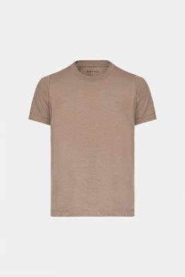Camiseta Infantil Aramis Básica Marrom