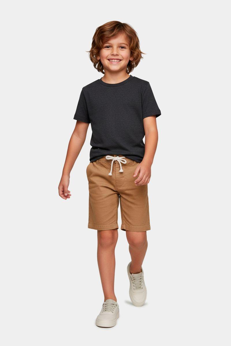 Camiseta Infantil Aramis Regular Preto - 2