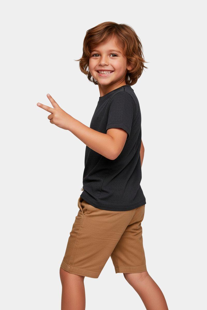 Camiseta Infantil Aramis Regular Preto - 3