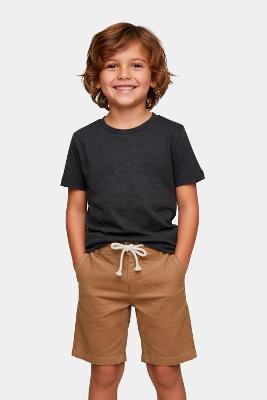 Camiseta Infantil Aramis Regular Preto