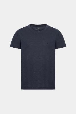 Camiseta Infantil Aramis Piquet Algodão Peruano Marinho