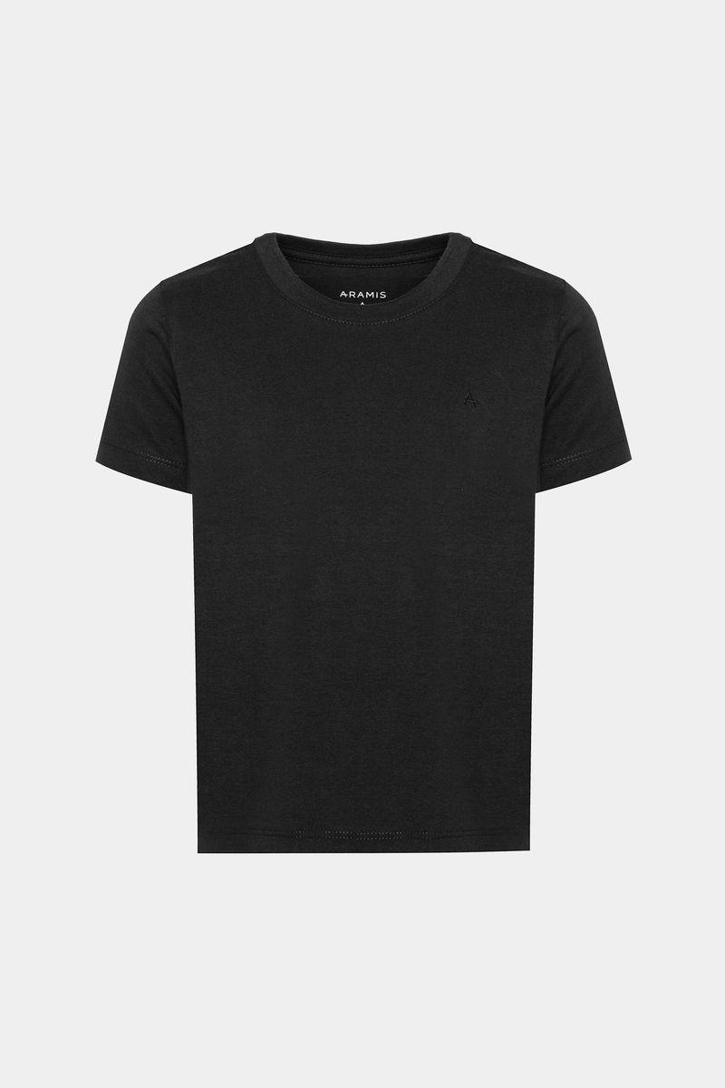 Camiseta Infantil Aramis Básica Preto - 5