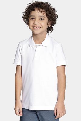 Polo Infantil Aramis Piquet Branco