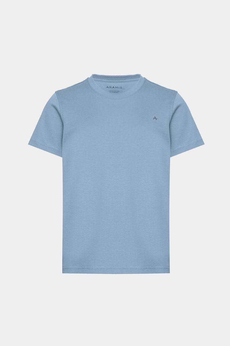 Camiseta Infantil Aramis Básica 100% Algodão Premium Azul - 1