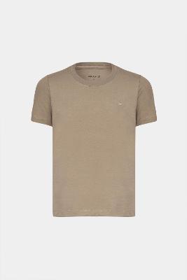 Camiseta Infantil Aramis Básica Bege
