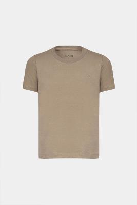 Camiseta Infantil Aramis Básica Bege