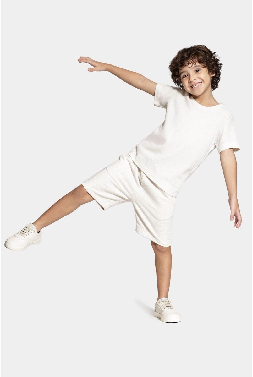 Camiseta Aramis Maxlin Textura Manga Curta Natural - 2