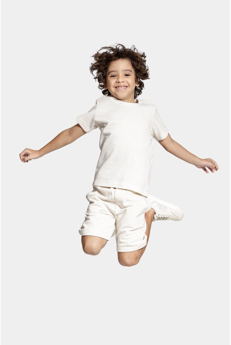 Camiseta Aramis Maxlin Textura Manga Curta Natural - 3