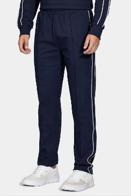 Calça de Moletom Aramis de Textura Piquet Marinho