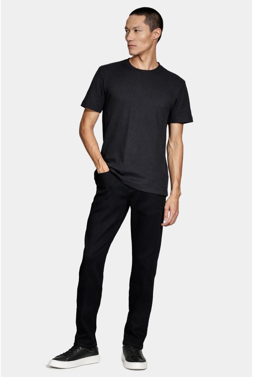 Calca Jeans Aramis Slim Basica Preto - 3