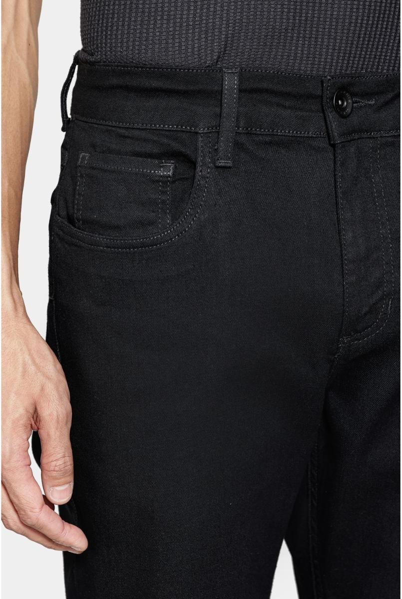 Calca Jeans Aramis Slim Basica Preto - 4