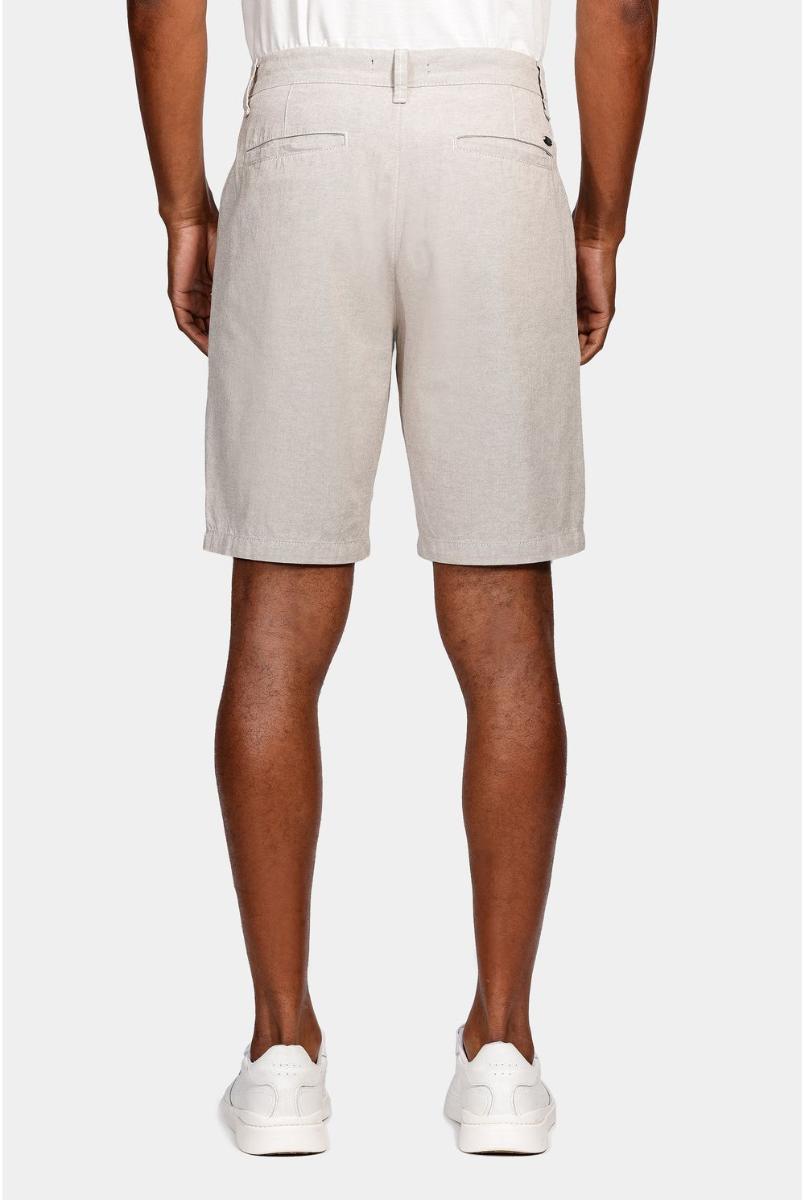 Bermuda Aramis Chino Clássica Oxford Cáqui - 5