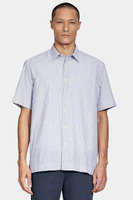 Camisa Aramis Manga Curta Regular Algodão Listrada