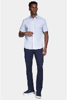 Camisa Aramis Manga Curta Algodão Regular Azul Claro - 2