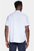 Camisa Aramis Manga Curta Algodão Regular Azul Claro