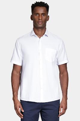 Camisa Aramis Manga Curta Algodão Branco