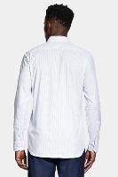 Camisa Aramis Manga Longa Tech Flex Listrada Azul e Branca