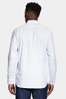 Camisa Aramis Manga Longa Tech Flex Listrada Azul e Branca - 3