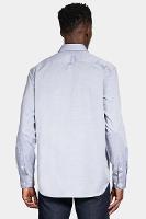 Camisa Aramis Manga Longa Pinpoint Azul Escuro