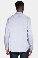 Camisa Aramis Manga Longa Pinpoint Azul Escuro