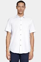 Camisa Aramis Manga Curta Slim Algodão Flame Soft Branco - 1