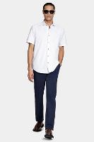 Camisa Aramis Manga Curta Slim Algodão Flame Soft Branco - 2