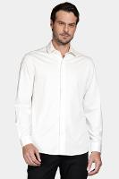 Camisa Aramis Manga Longa Slim Algodão Modal e Seda Branco - 1