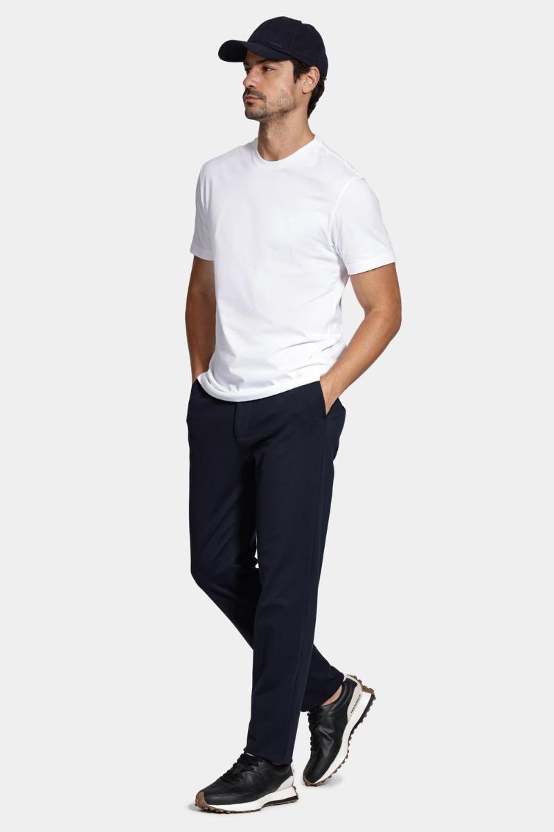 Camiseta Aramis Basica Algodão Manga Curta Branco - 3