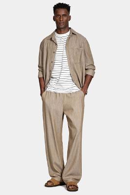 Camiseta Aramis Manga Curta Listras Marinho