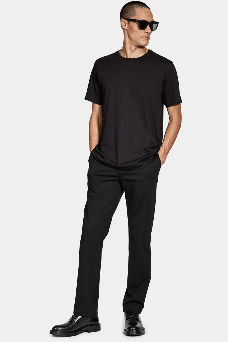 Camiseta Aramis Manga Curta Básica Algodão Preto - 2