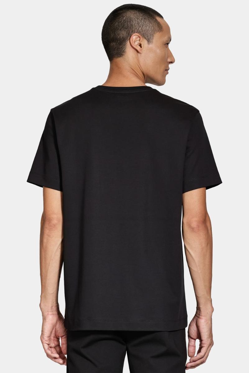 Camiseta Aramis Manga Curta Básica Algodão Preto - 4