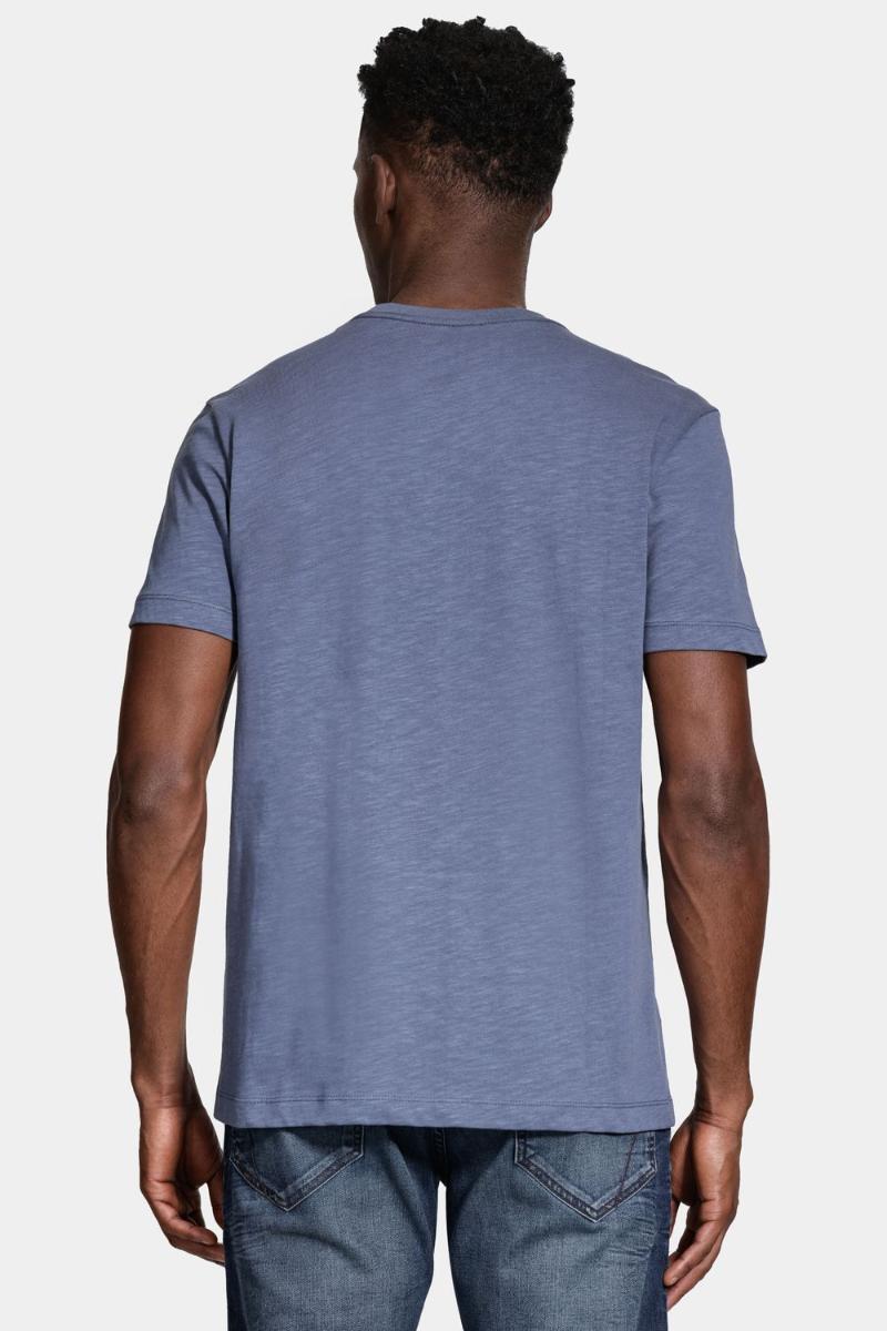 Camiseta Aramis Manga Curta Algodão Flamê Azul - 5