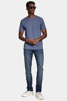 Camiseta Aramis Manga Curta Algodão Flamê Azul - 3