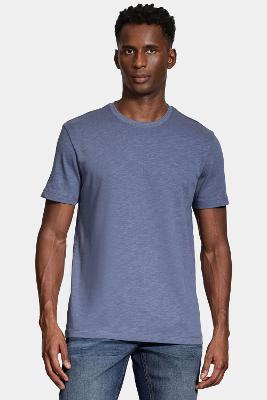 Camiseta Aramis Manga Curta Algodão Flamê Azul