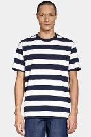 Camiseta Aramis Listrada Manga Curta Marinho - 1