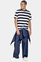 Camiseta Aramis Listrada Manga Curta Marinho - 2