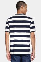 Camiseta Aramis Listrada Manga Curta Marinho - 6