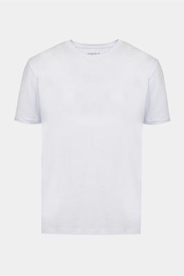 Camiseta Aramis Manga Curta Maquinetada Branca