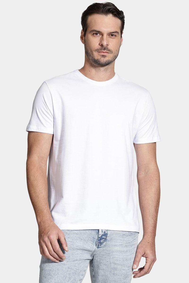 Camiseta Aramis Manga Curta Maquinetada Branca - 2